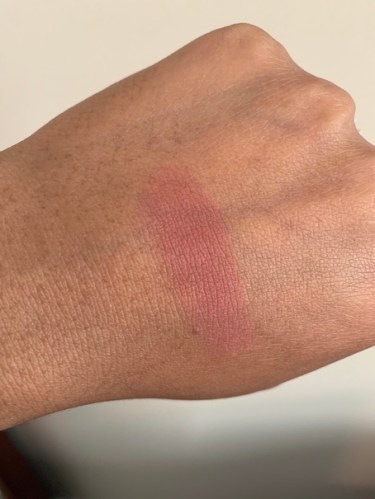 Bobbi Brown Blush in tawny swatch on medium dark skin