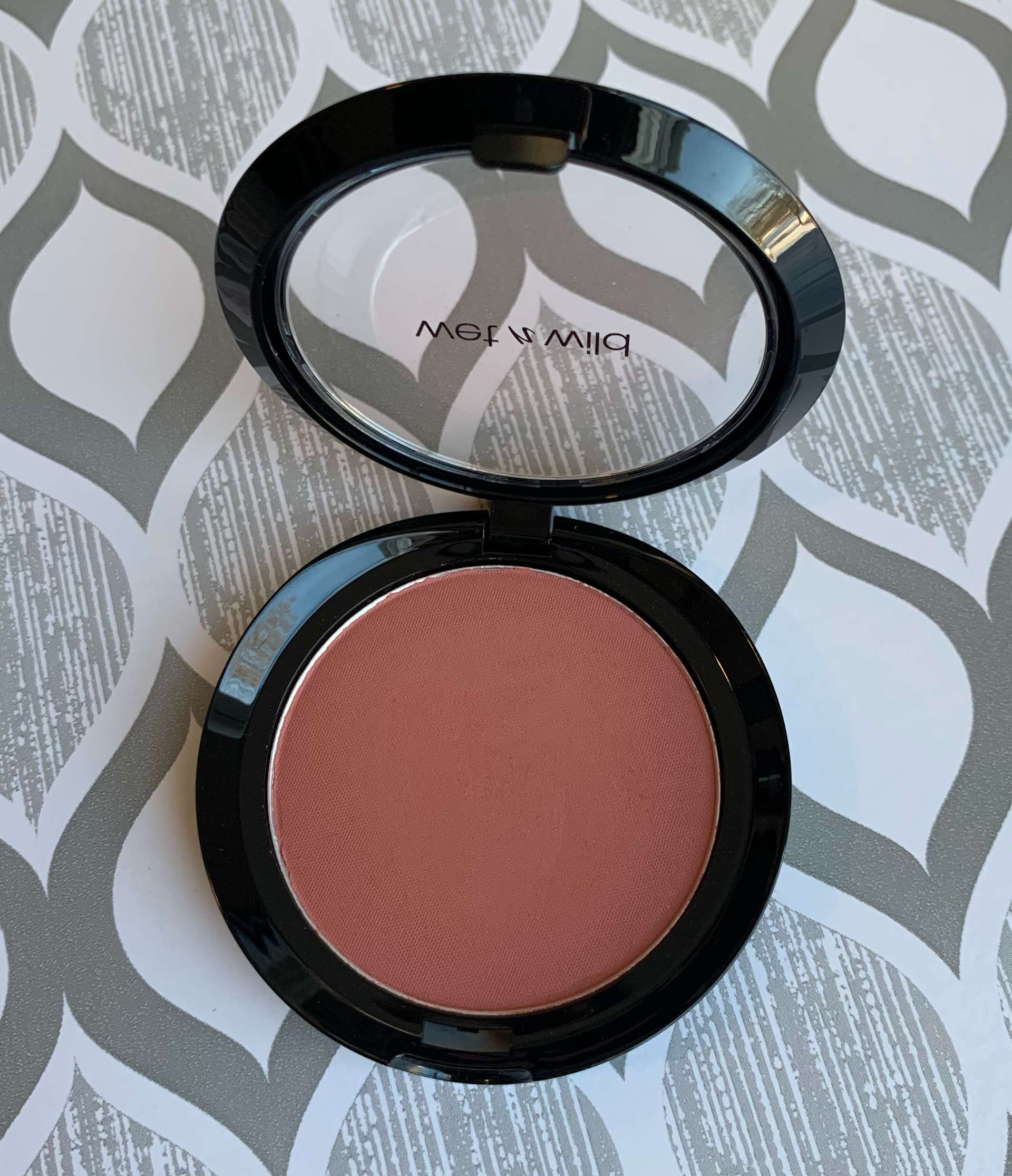 Wet N Wild Color Icon Blush in Mellow Wine Swatch on Medium Dark Skin