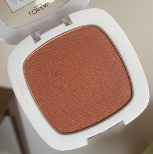 L'oreal Age Perfect Radiant Satin Blush 425 Amber Swatch