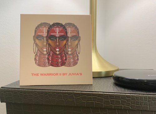 Juvia's Place The Warrior 2 Eyeshadow Palette Swatches on Medium Dark Skin woc