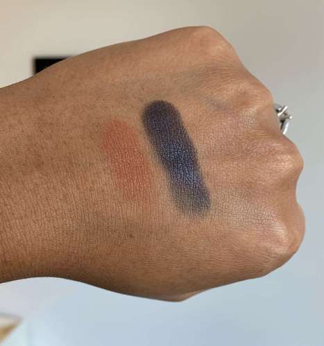MUFE Artist Color Eye Shadows M705 ME224 Swatches on medium dark skin