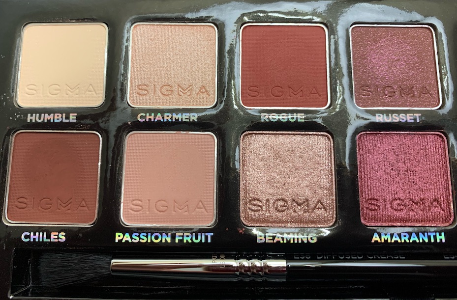 Sigma Warm Neutrals Eyeshadow Palette Swatches
