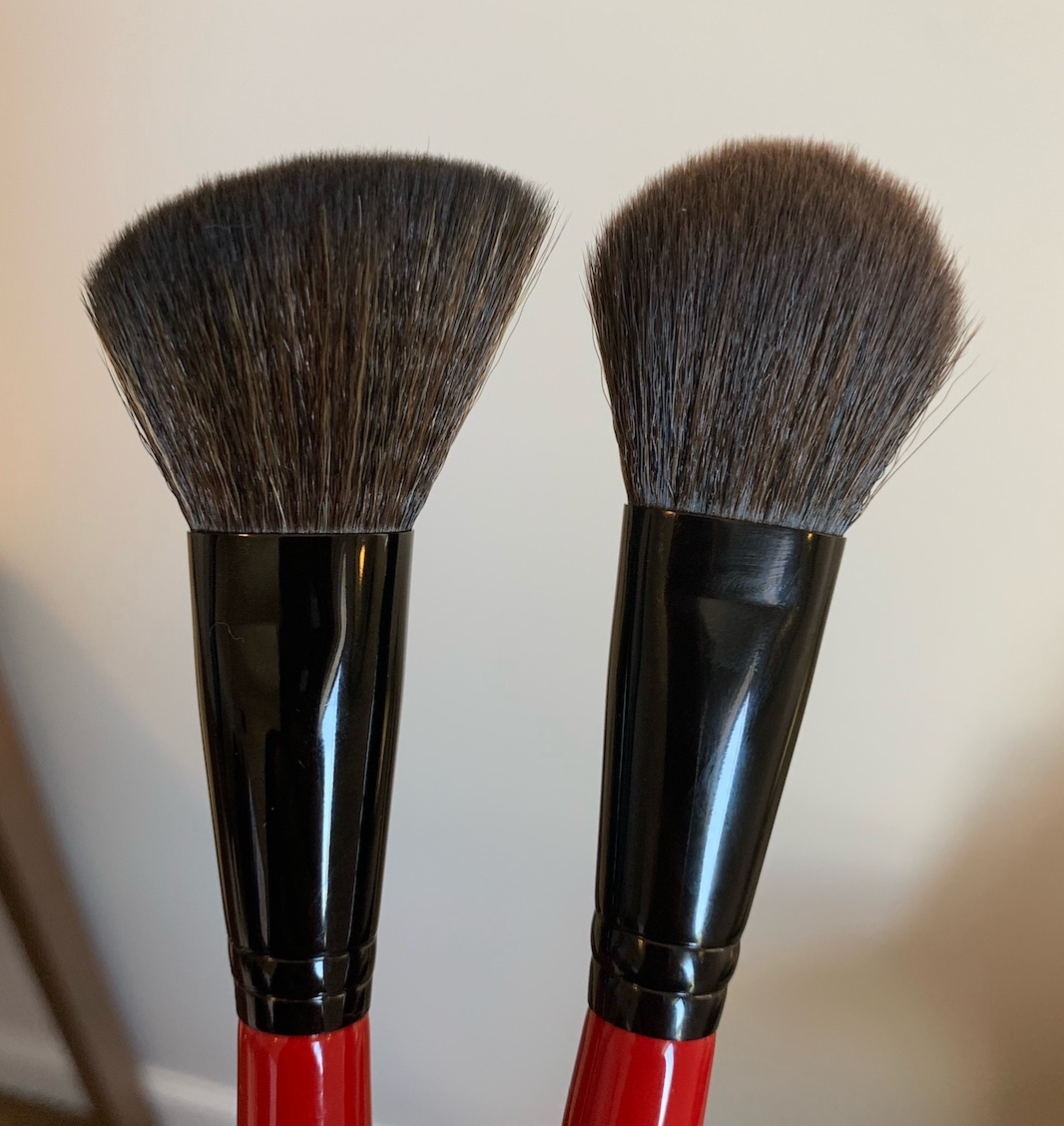 Smashbox Brush Review (angled blush and precise blush)