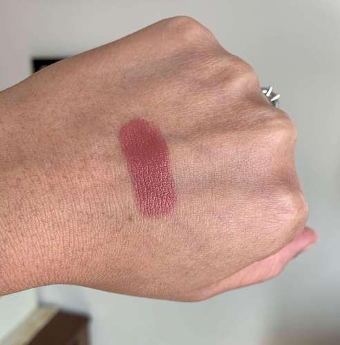 bareMinerals Mineralist Hydra Smoothing Lipstick presence swatch medium dark skin