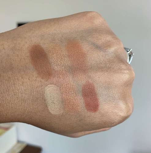 Smashbox Cali Contour Medium-Dark Palette swatches medium dark skin
