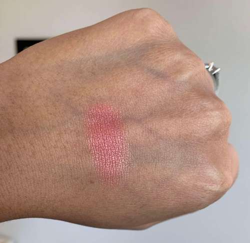 NARS Orgasm X Blush Swatch on Medium Dark Skin