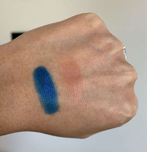 Urban Decay 24/7 Eyeshadow (Charged and Fazed Swatches on Medium Dark Skin)