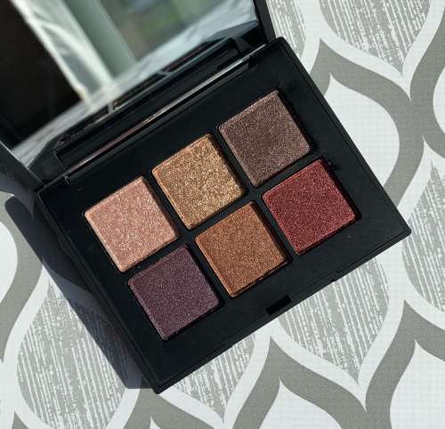 NARS Voyageur Eyeshadow Palette in Quartz (Sephora Exclusive) Swatches on Medium Dark Skin