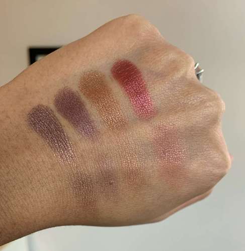 NARS Mini Voyageur Eyeshadow Palette Quartz Swatches on Medium Dark Skin Review Update
