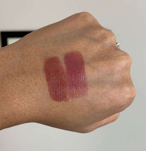 Estee Lauder Pure Color Envy Sculpting Lipstick 440 Irresistible Swatch Medium Dark Olive Skin