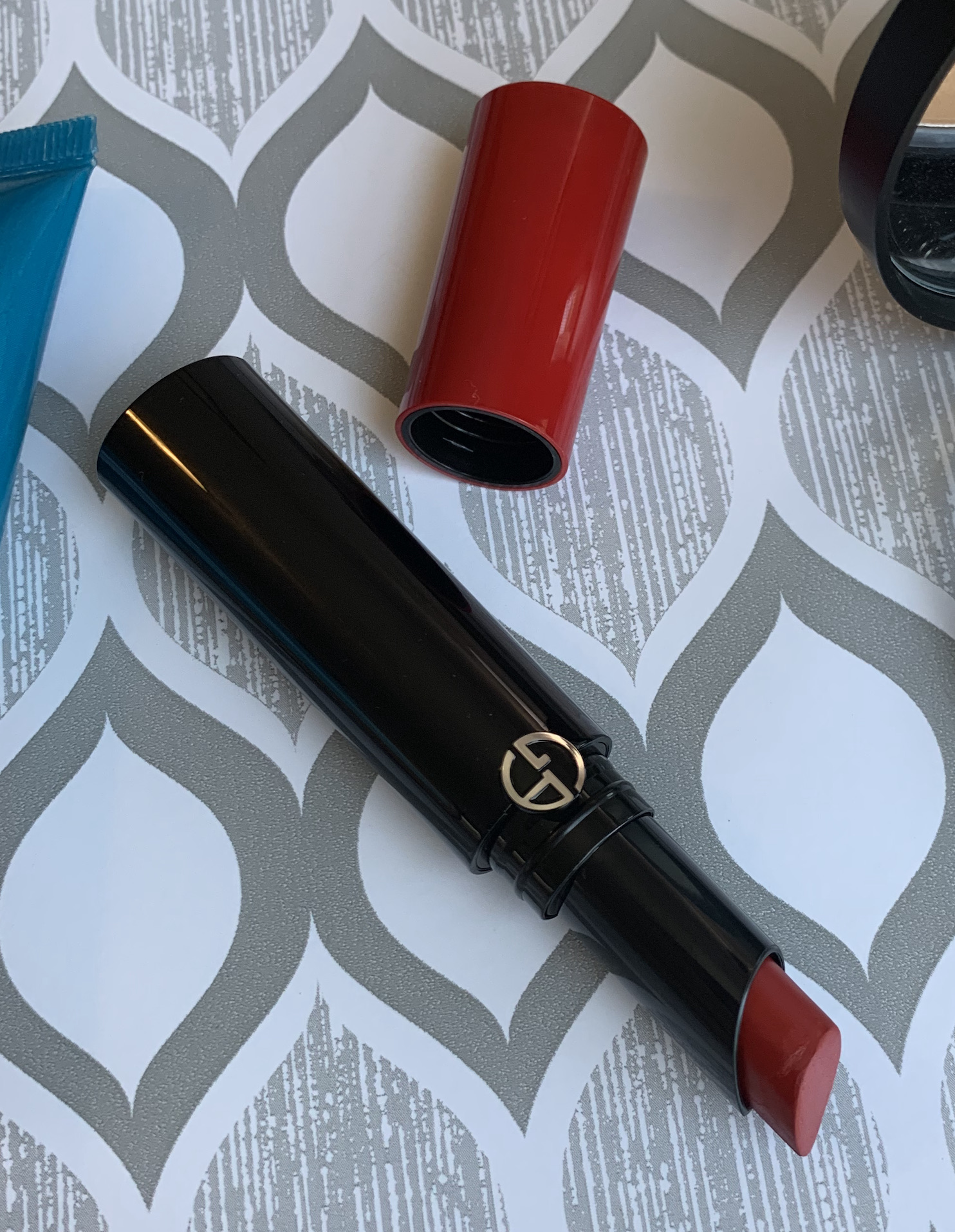 Armani Lip Power Long Lasting Satin Lipstick in 400 Swatch