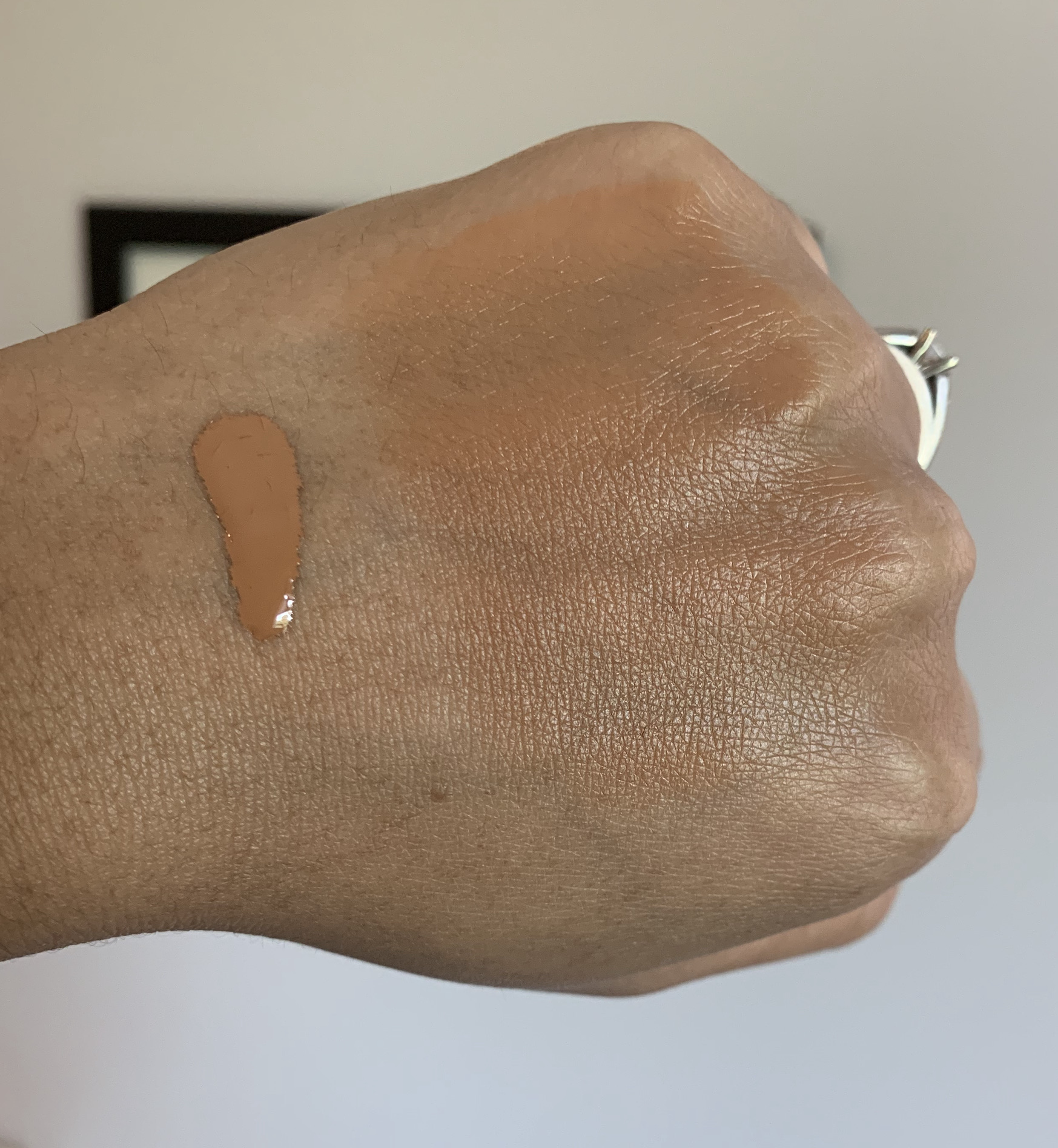 Estee Lauder Double Wear Sheer Long Wear Makeup 5W2 Rich Caramel Swatch Medium Dark Skin