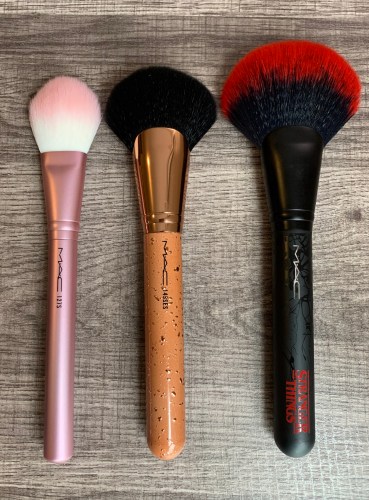Brush comparisons MAC 127S, 143SES, and 140SES