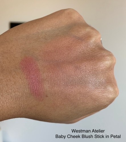 Westman Atelier Petal Baby Cheek Blush Stick Swatch Medium Dark Skin