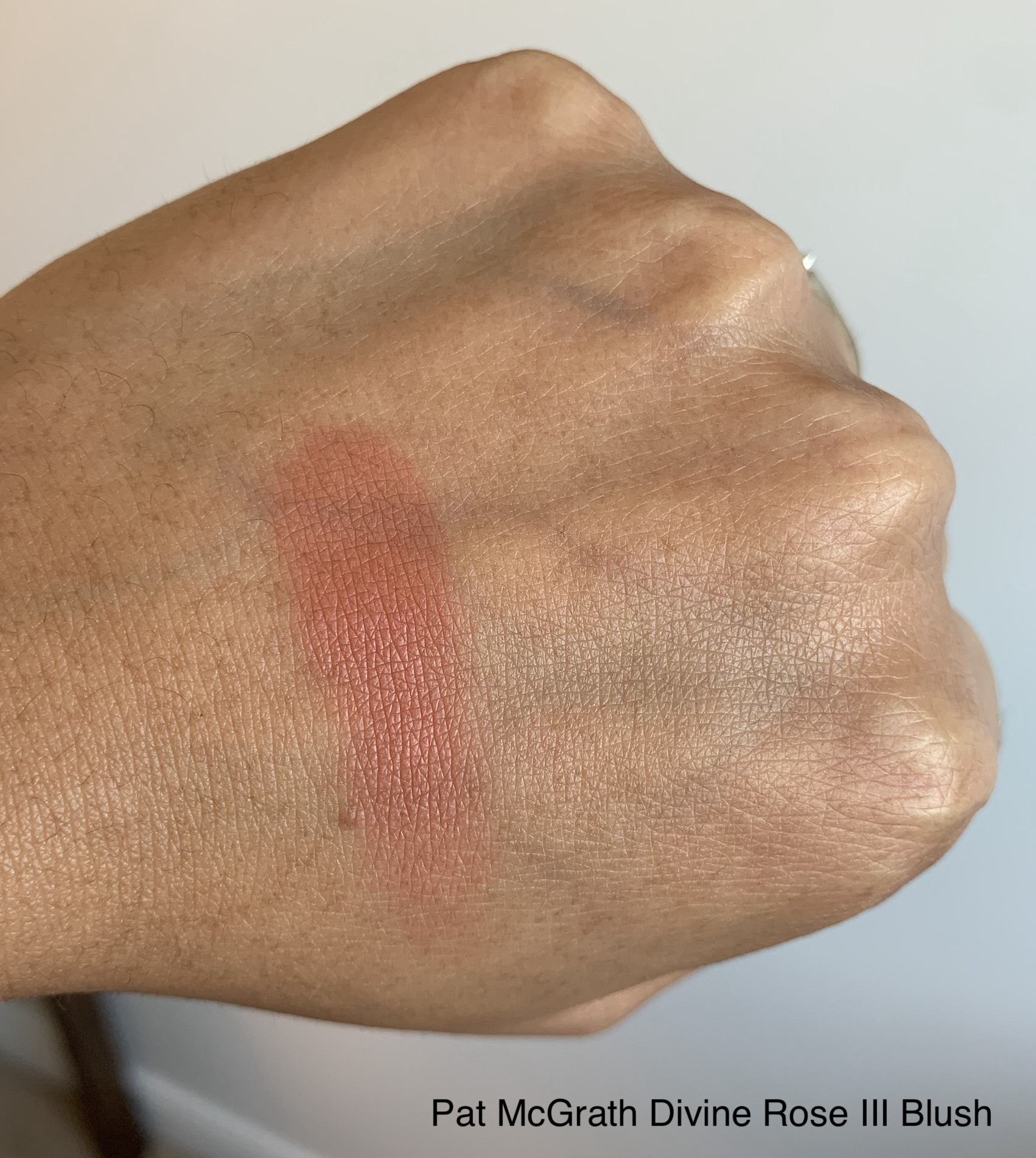 Pat McGrath Divine Rose III/3 Blush Swatch Medium Dark Skin