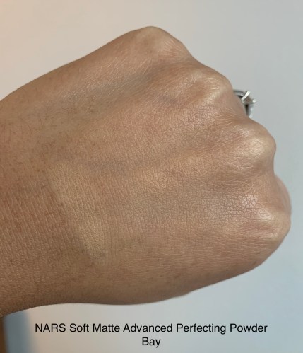 NARS Soft Matte Advanced Perfecting Powder Bay Swatch Medium Dark Skin