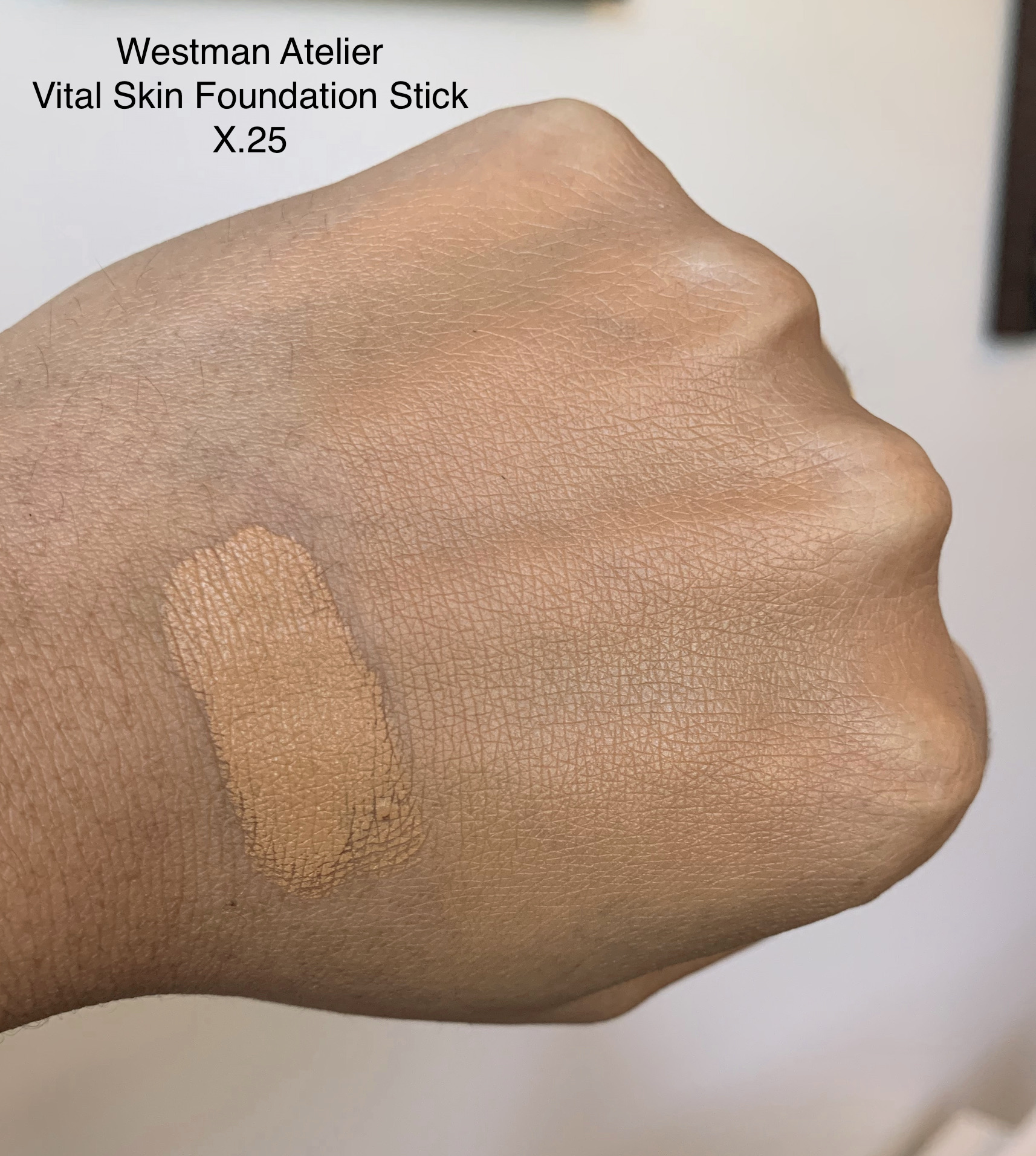Westman Atelier Vital Skin Foundation Stick X.25 Swatch