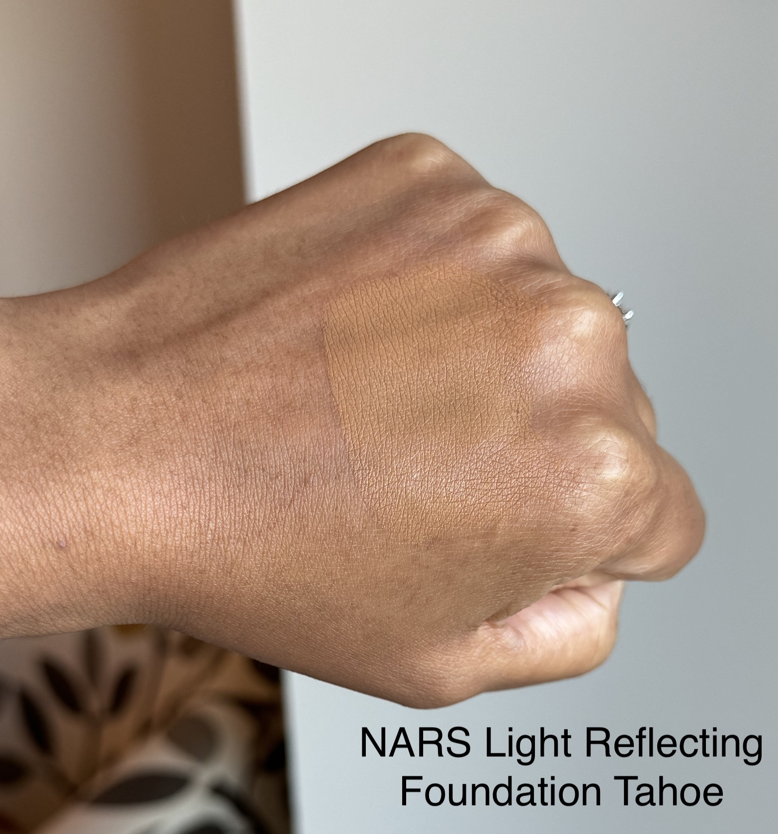 NARS Light Reflecting Advanced Skincare Foundation Tahoe Swatch