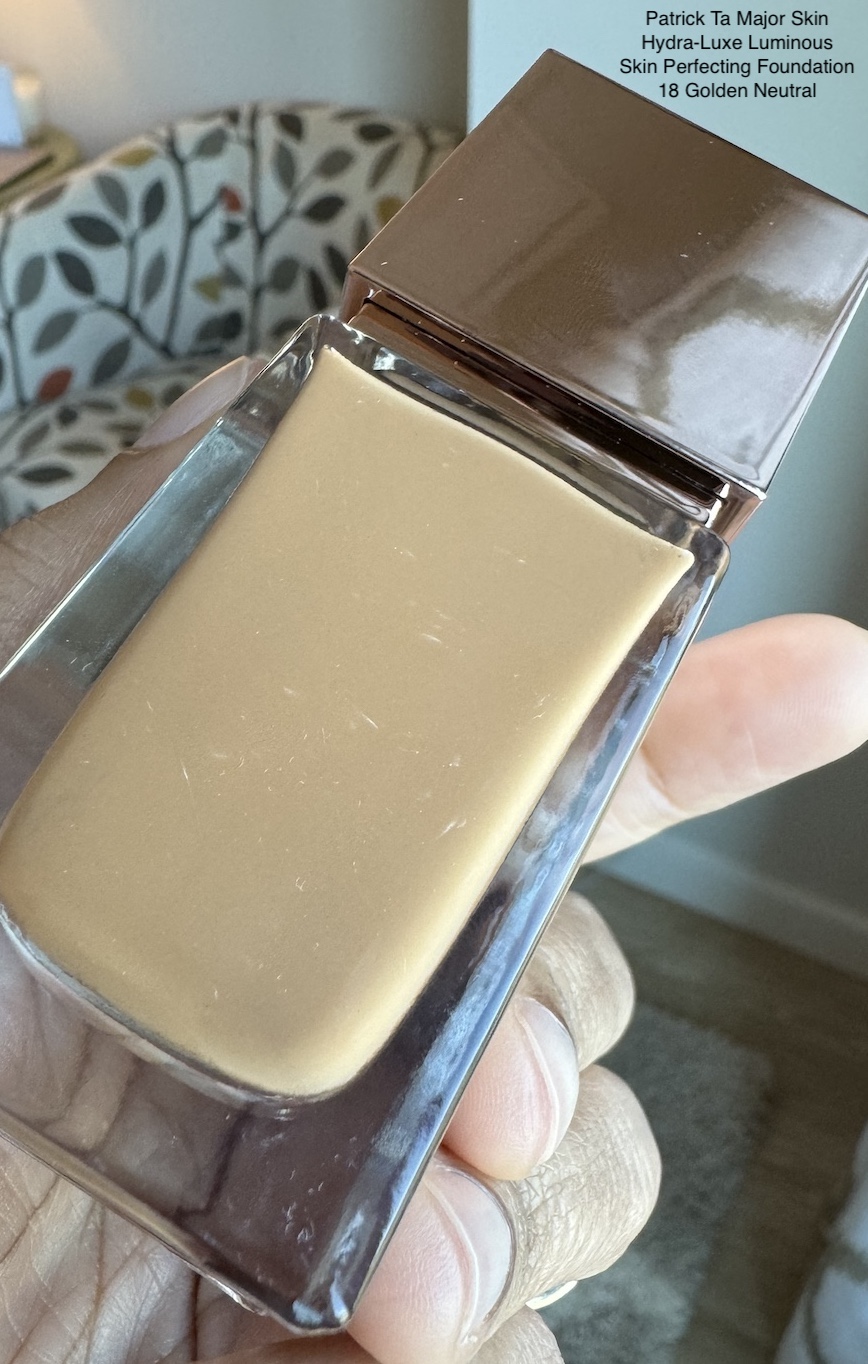 Patrick Ta Major Skin Hydra-Luxe Luminous Skin Perfecting Foundation 18 Golden Neutral