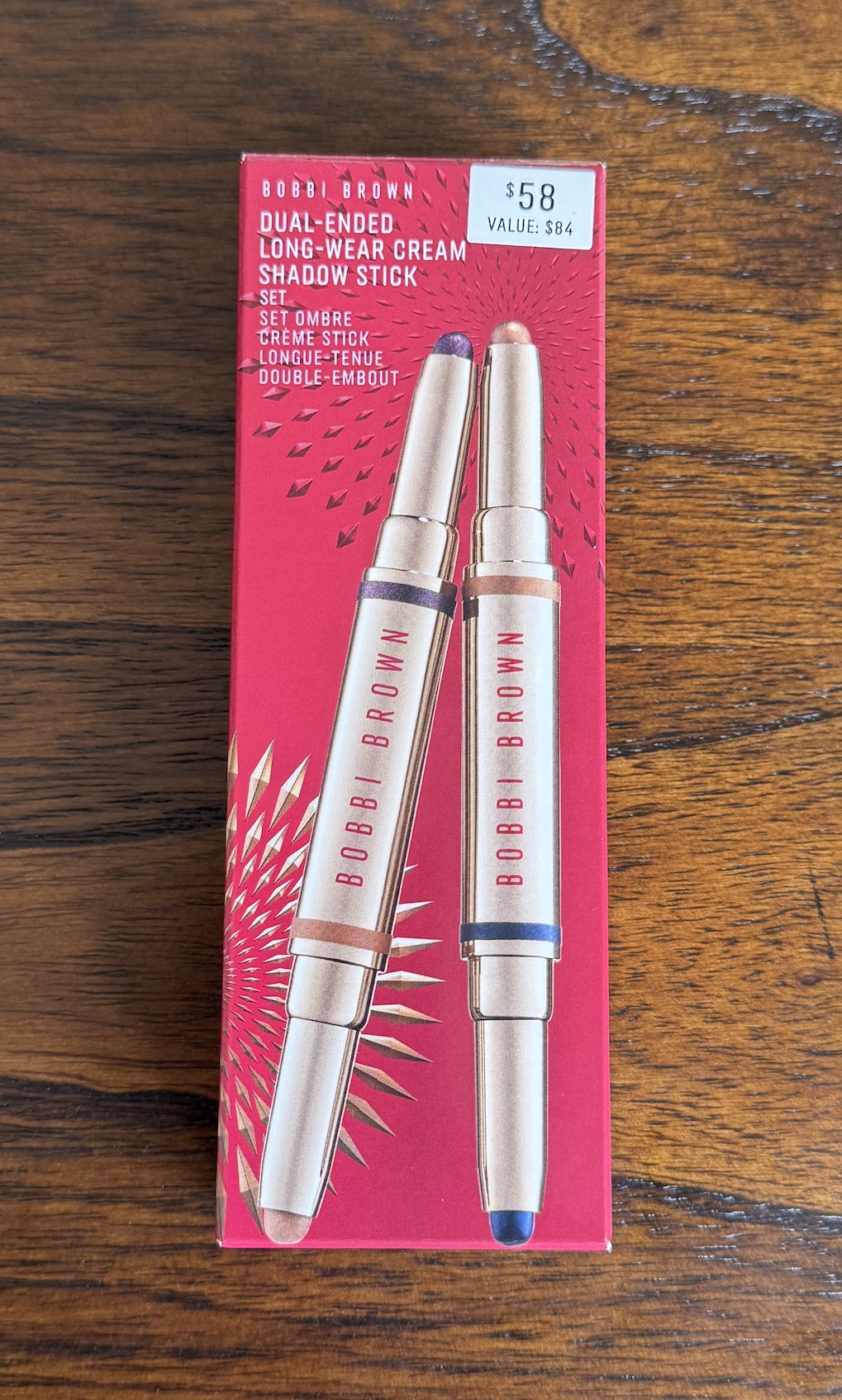 Bobbi Brown Dual Ended Long Wear Cream Shadow Stick Electric Plum Taupe Soft Bronze Midnight