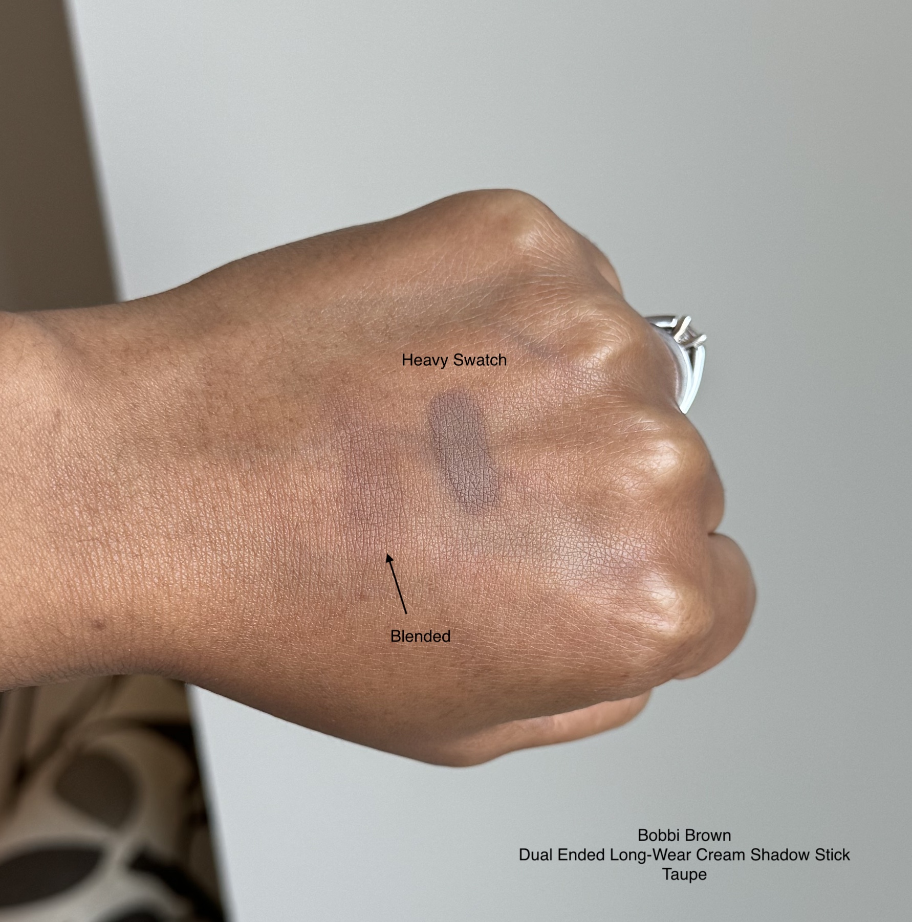 Bobbi Brown City Lights Dual Ended Long Wear Cream Shadow Stick Taupe Swatch