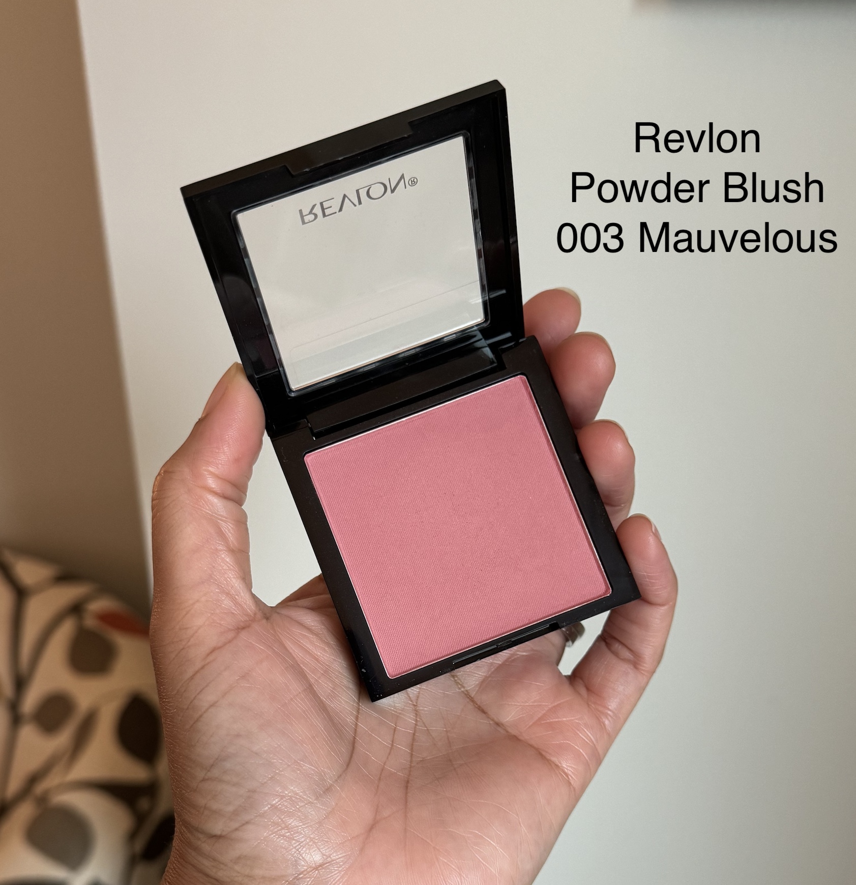Revlon Powder Blush Mauvelous 003 Swatch Medium Dark Skin