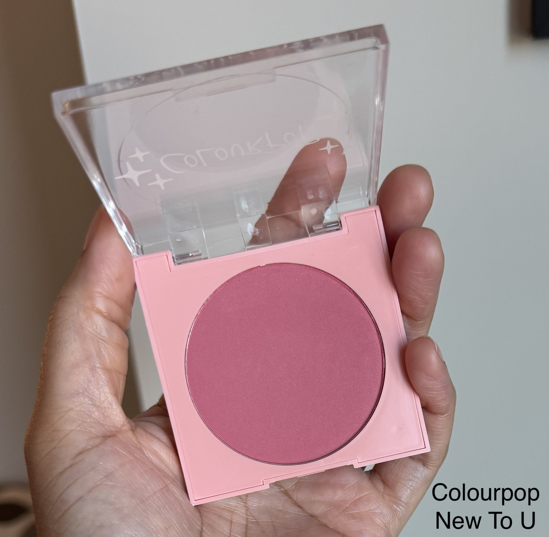Colourpop Pressed Powder Blush New To U Swatch