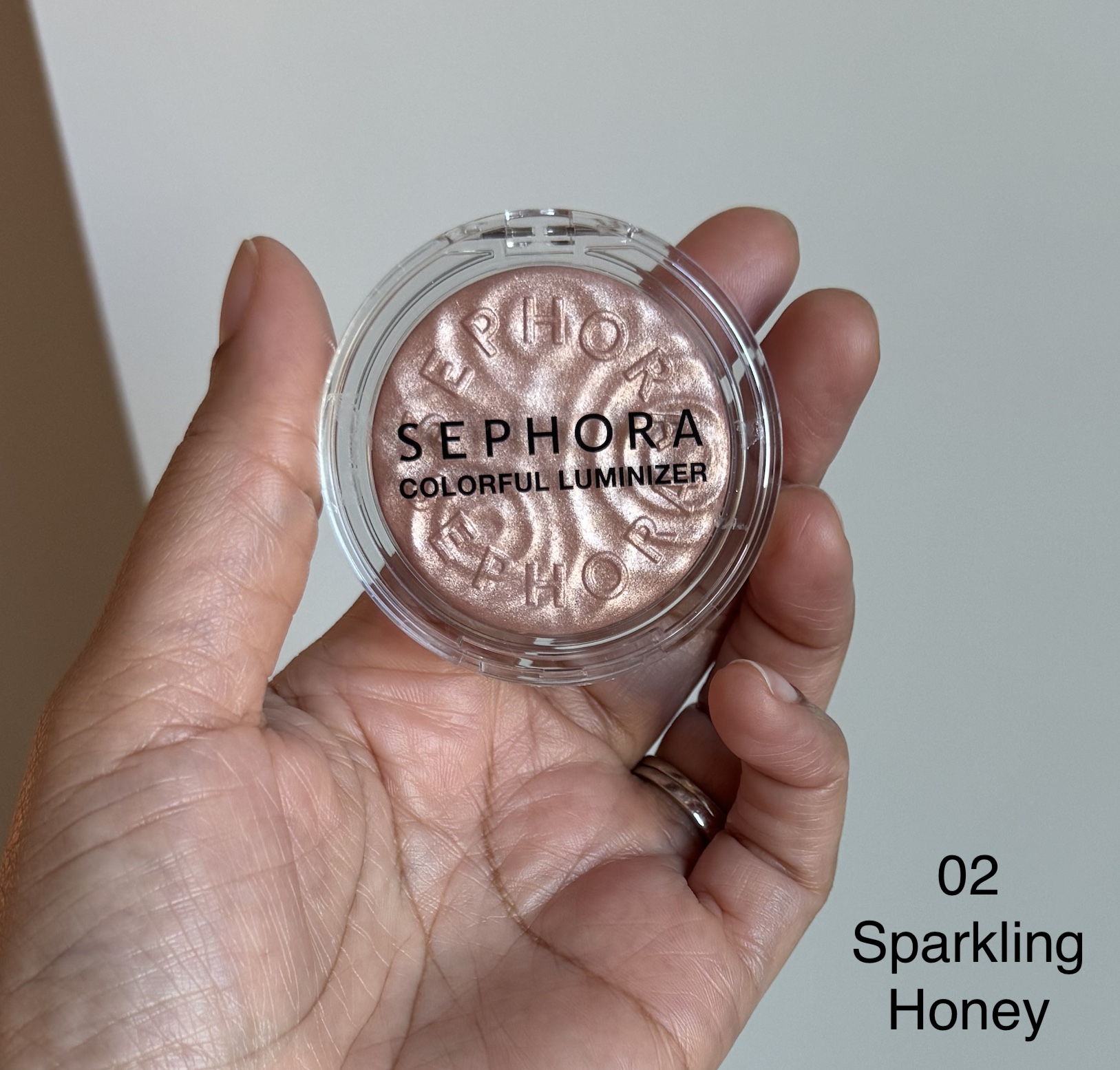 Sephora Collection Colorful Luminizer 01 Glitzy Gold and 02 Sparkling Honey Swatches