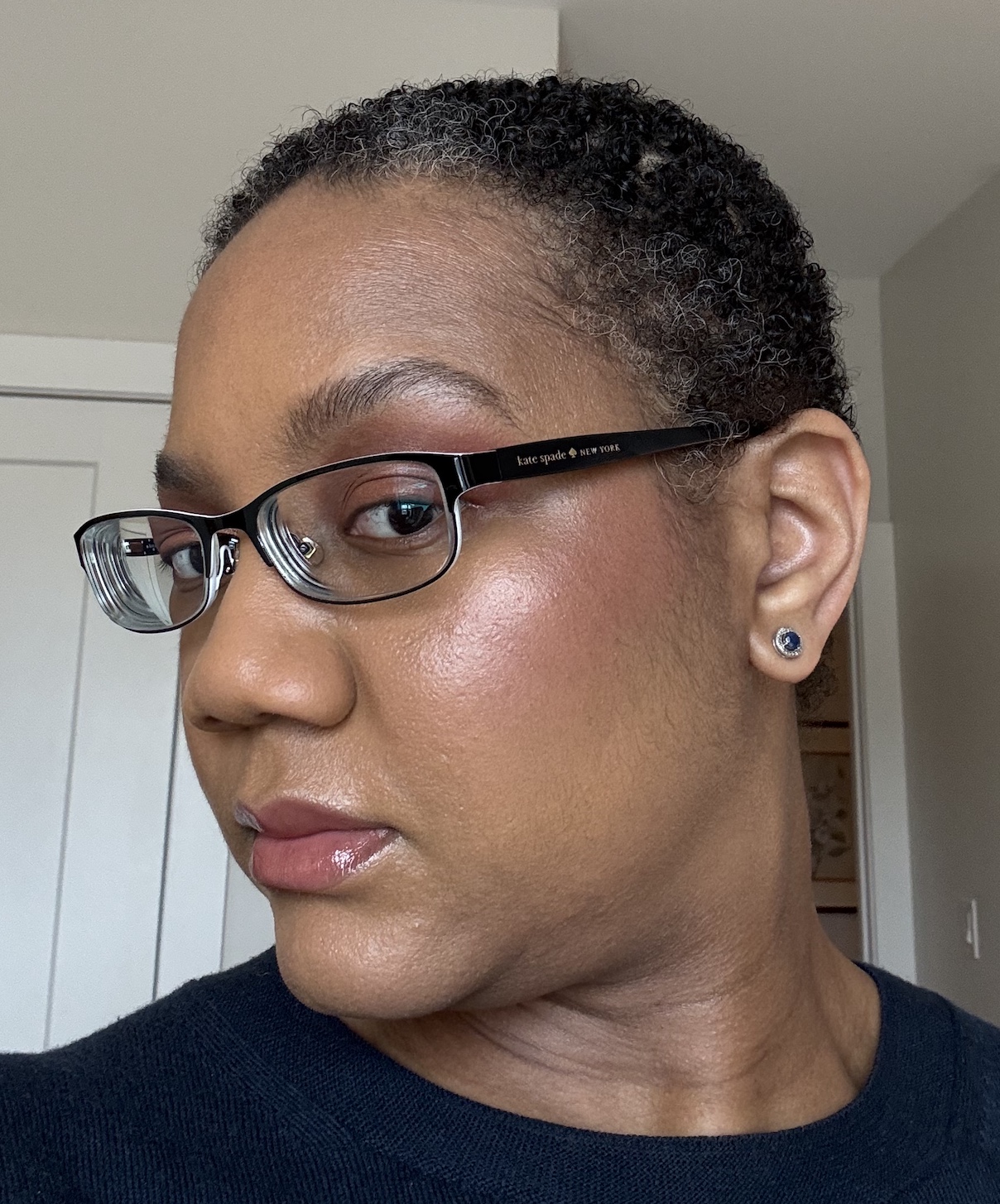 Makeup Forever (MUFE) Artist Highlighter H110 Anywhere Glimmer Artist Blush B260 Limitless Berry Swatches Medium Dark Skin