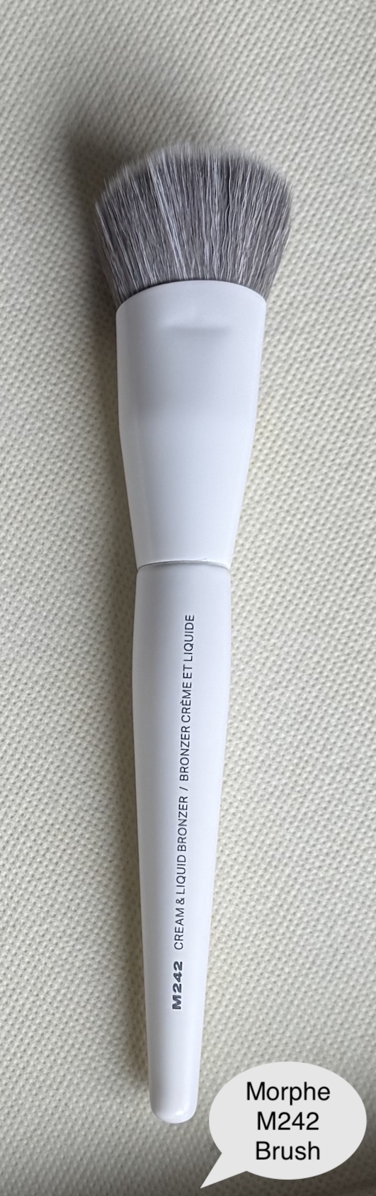 Morphe M242 Slanted Cream Liquid Bronzer Brush Review and Comparisons