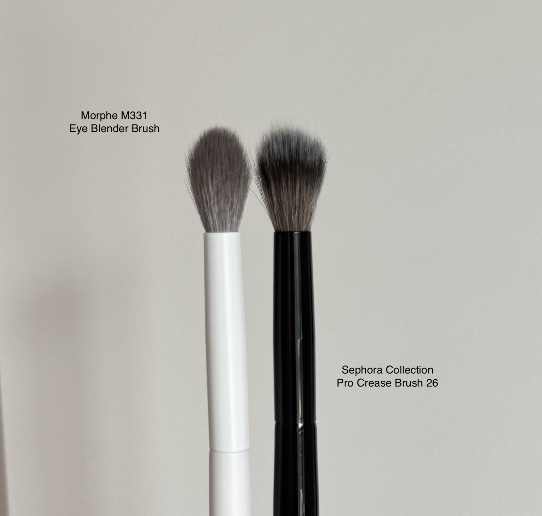 Morphe M331 Tapered Blender Eyeshadow Brush Review and Comparison to Sephora Pro Crease 26 Brush