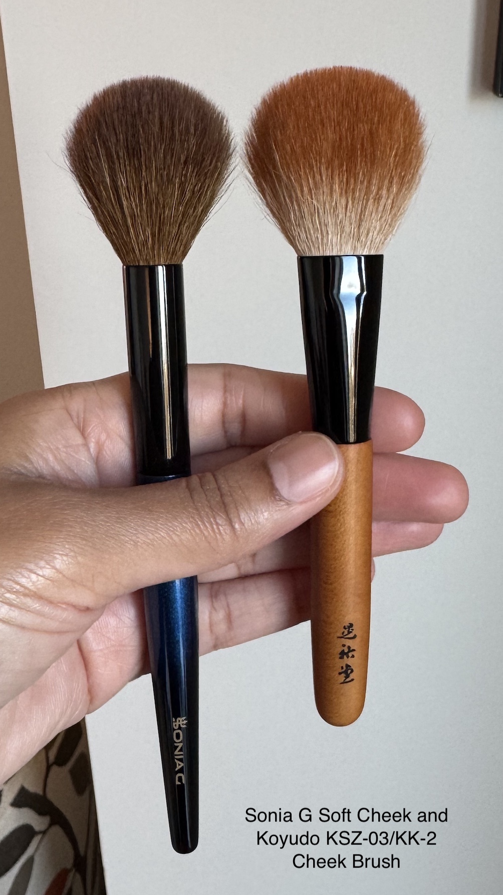Koyudo KSZ-03/KK-2 Cheek Brush Review vs Sonia G Soft Cheek