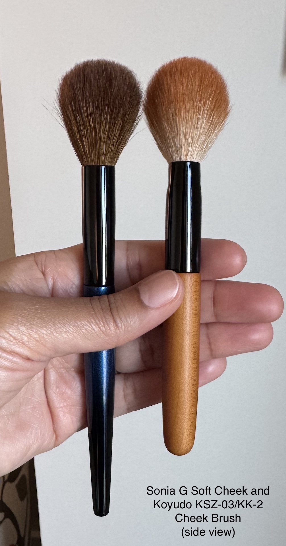 Koyudo KSZ-03/KK-2 Cheek Brush Review vs Sonia G Soft Cheek