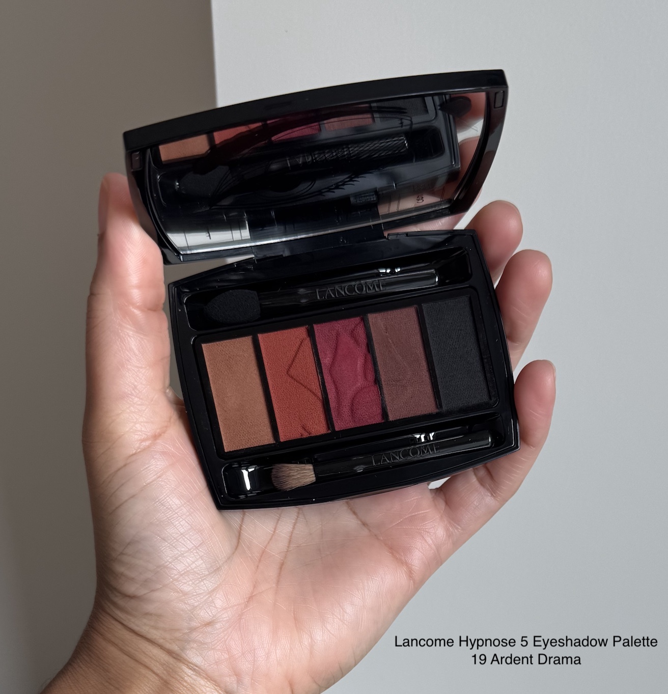 Lancome Hypnose 5 Eyeshadow Palette 19 Ardent Drama Swatches