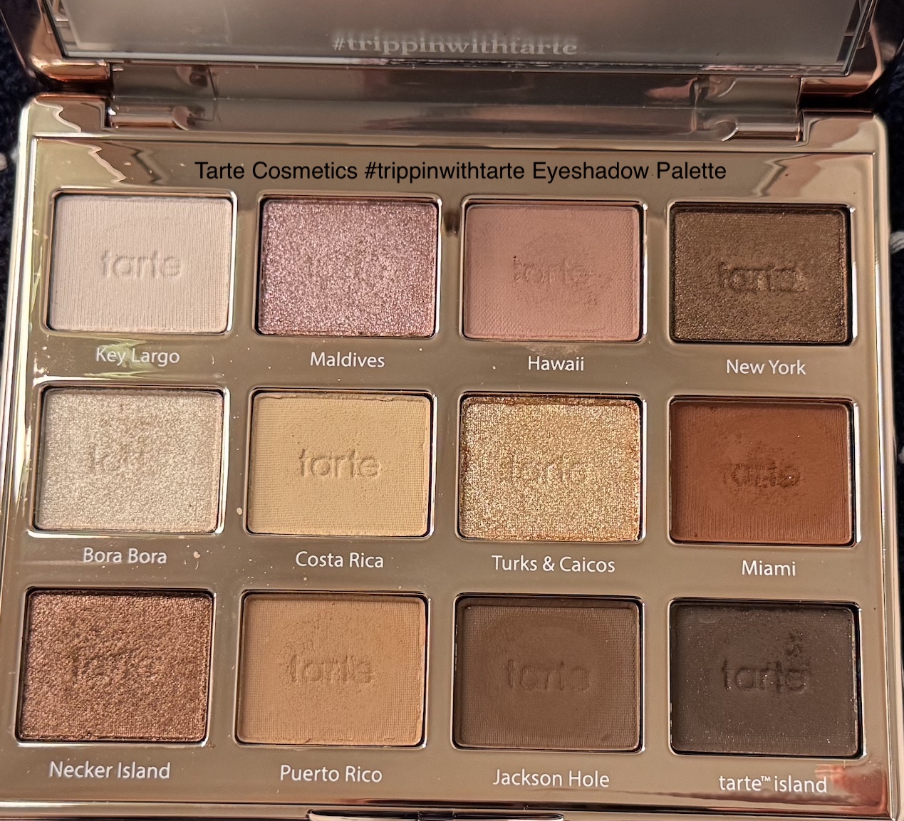 Tarte #trippinwithtarte Eyeshadow Palette Review Swatches