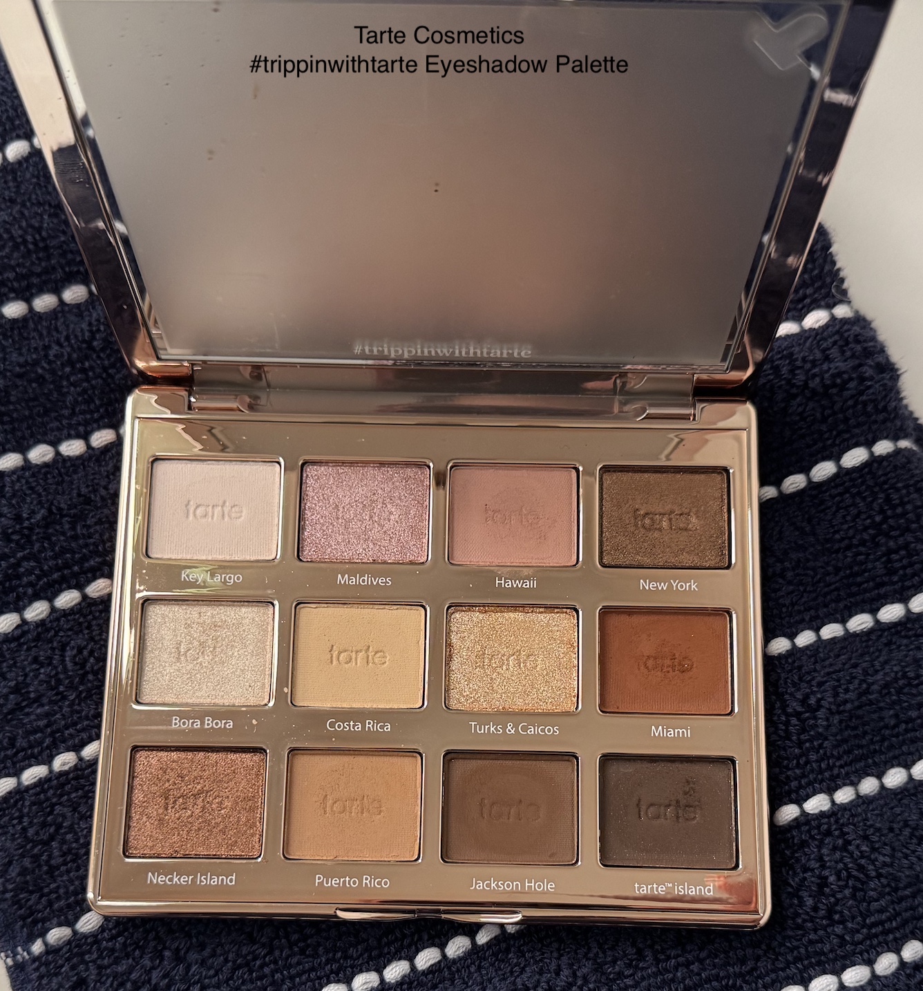 Tarte #trippinwithtarte Eyeshadow Palette Swatches Review