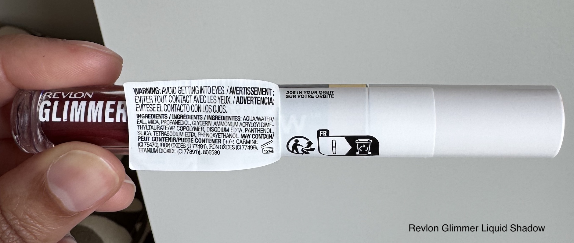 Revlon Glimmer Liquid Eyeshadows Starstruck, Spaced Out, In Your Orbit Review Swatches Eye Warning