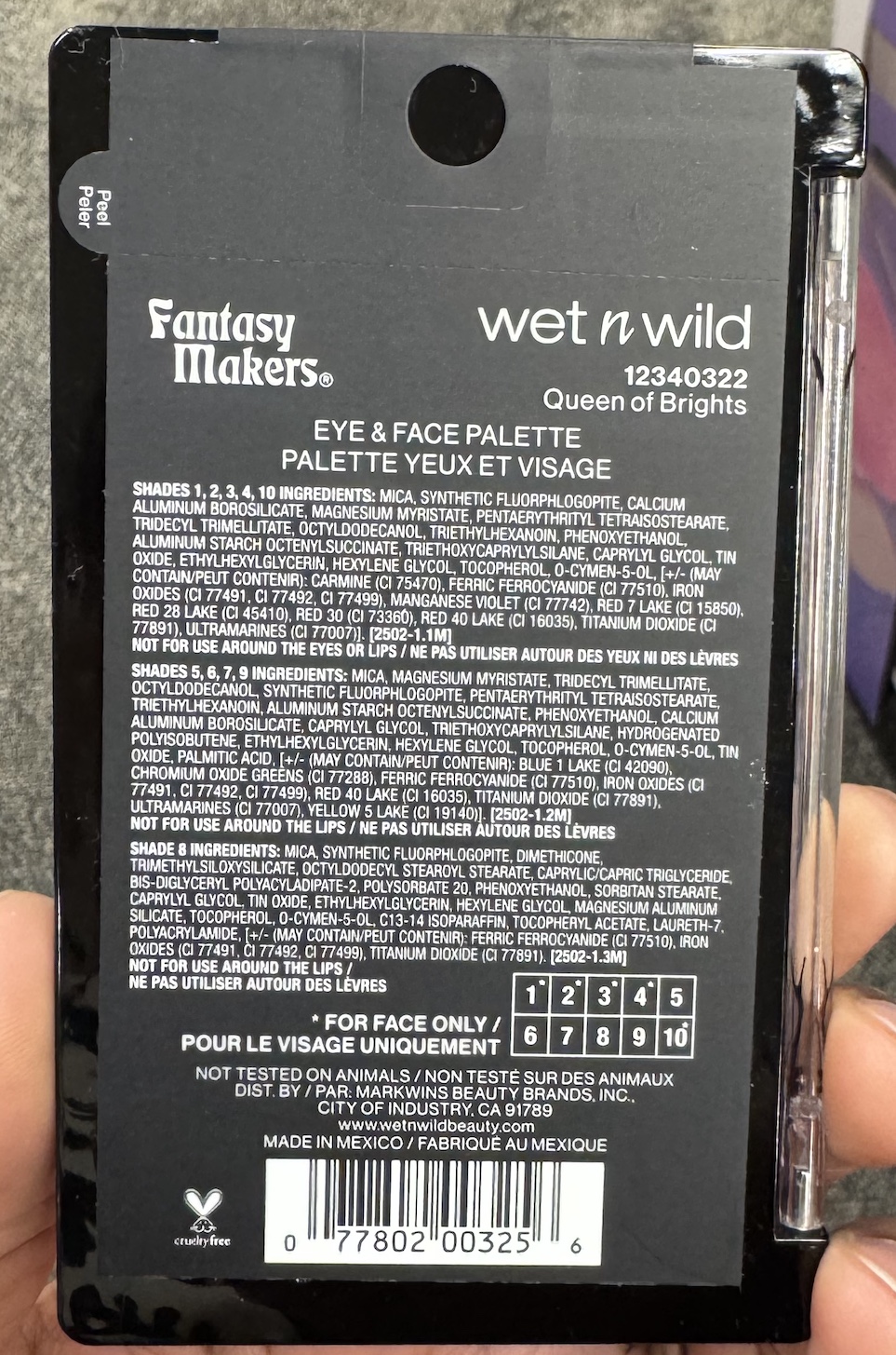 Wet n Wild Fantasy Makers 2025 Queen of Brights Eyeshadow Palette