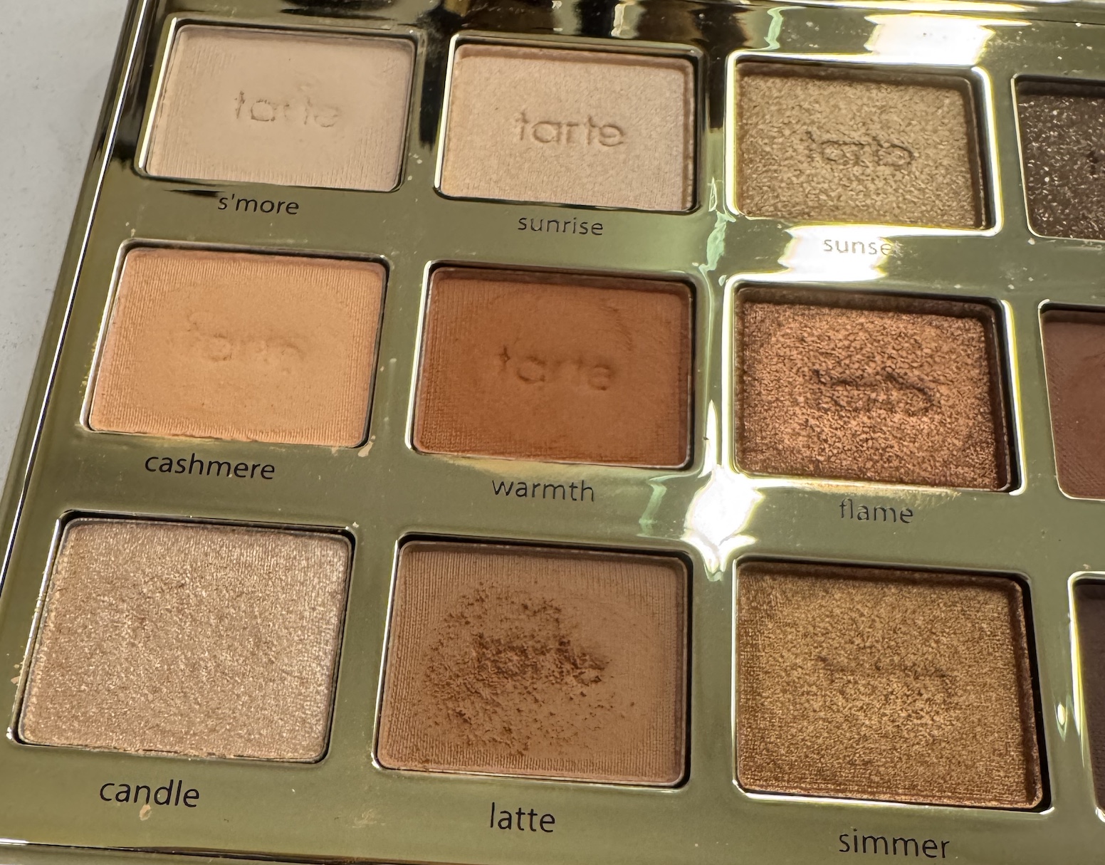 Tarte Tartelette Toasted Eyeshadow Palette Swatches review