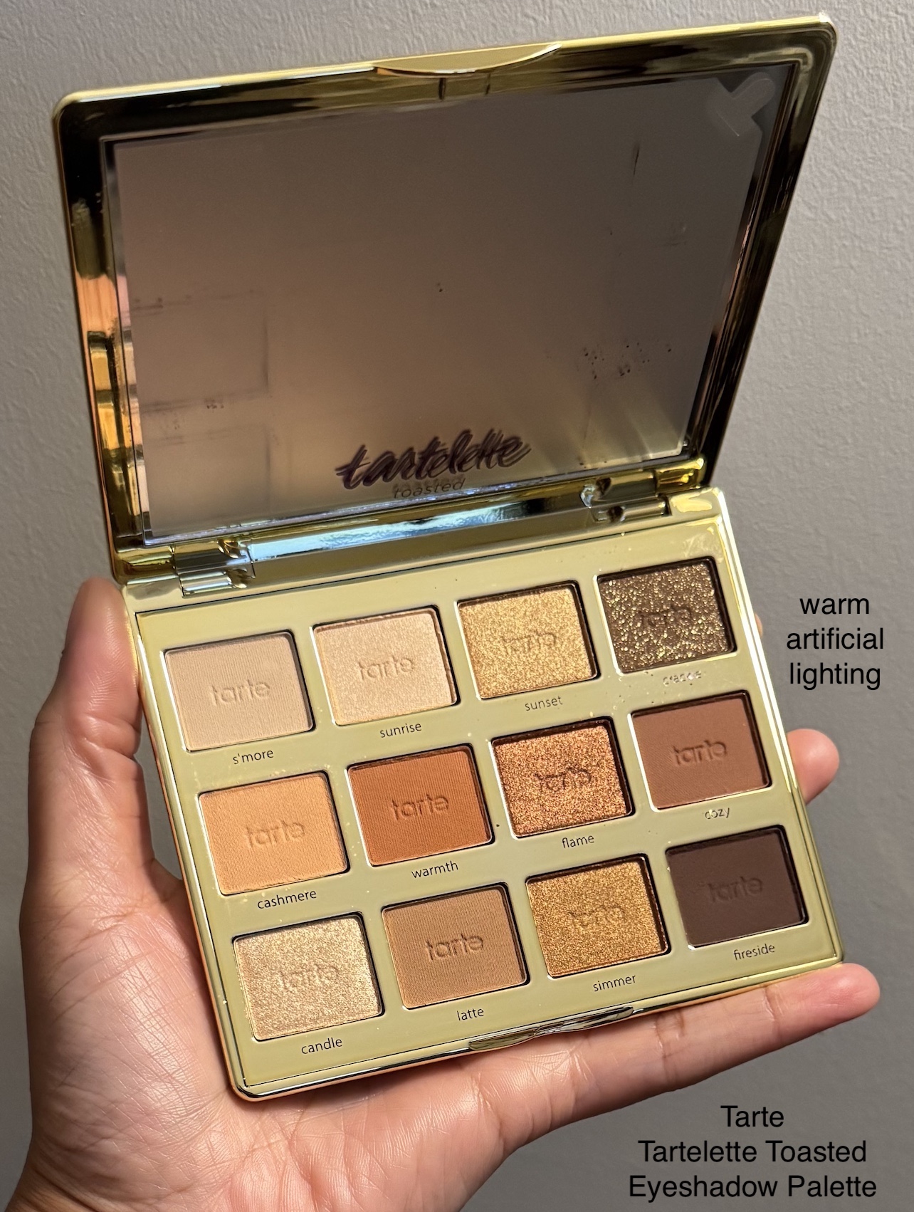 Tarte Tartelette Toasted Eyeshadow Palette Review Swatches