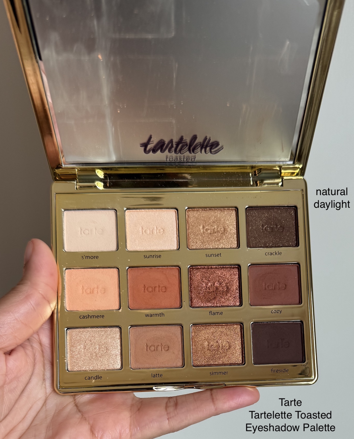 Tarte Tartelette Toasted Eyeshadow Palette Swatches Review