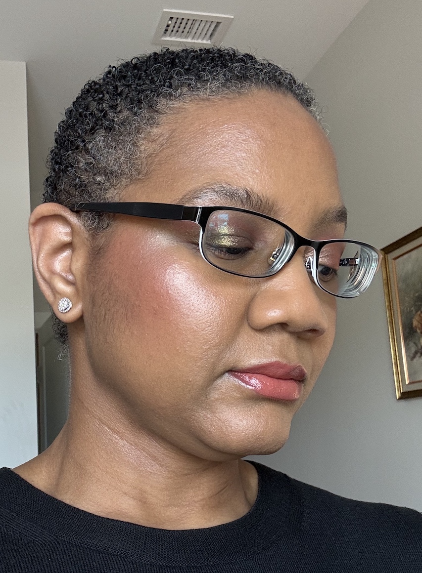 Wearing Pat McGrath Petalmorphosis Eyeshadow Palette Medium Dark Skin