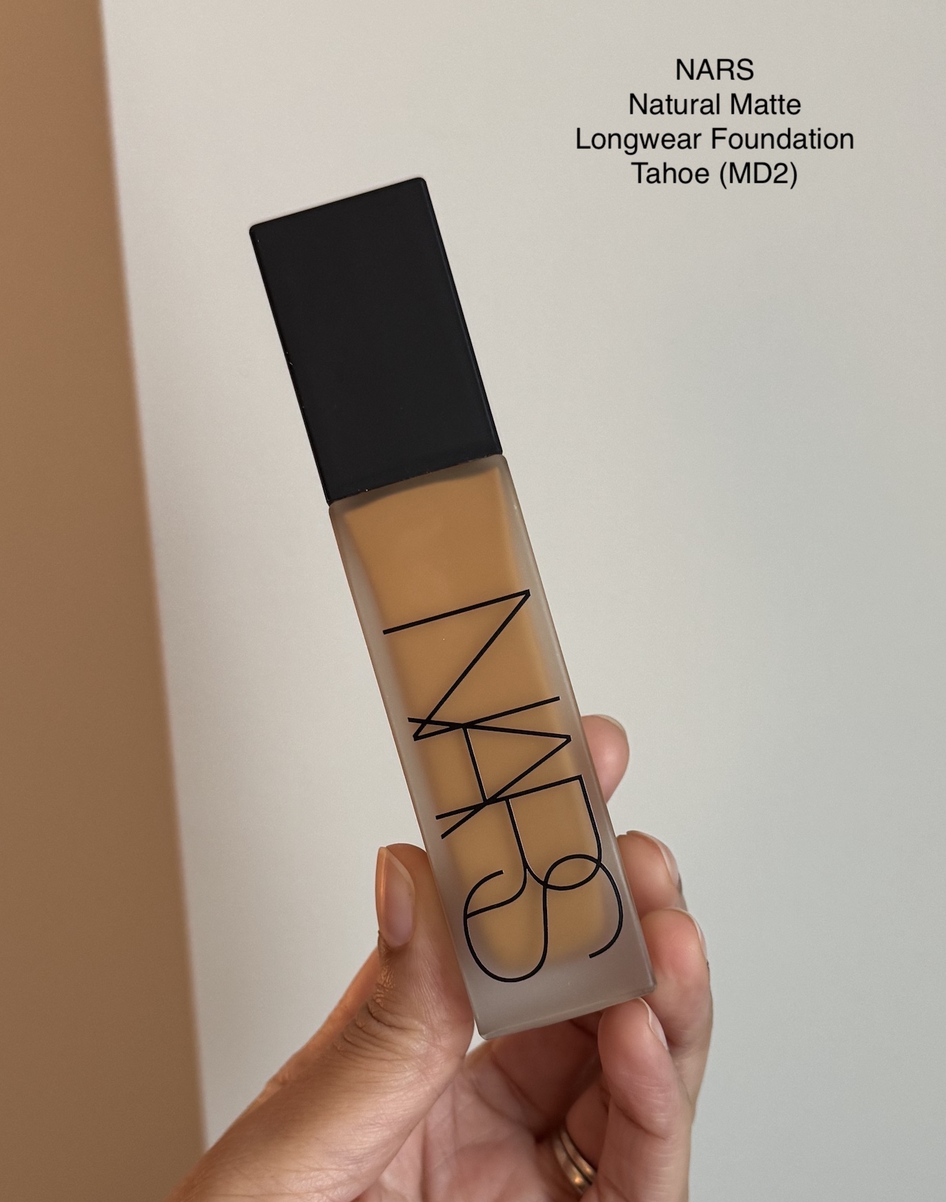 NARS Natural Matte Longwear Foundation Review Swatches