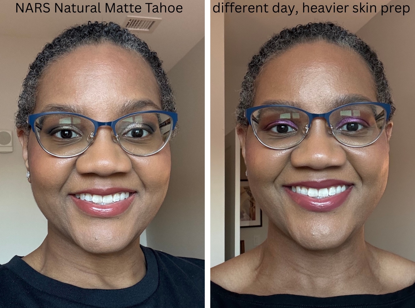 NARS Natural Matte Longwear Foundation Tahoe Medium Dark Skin Skin Prep Heavy Moisturizer