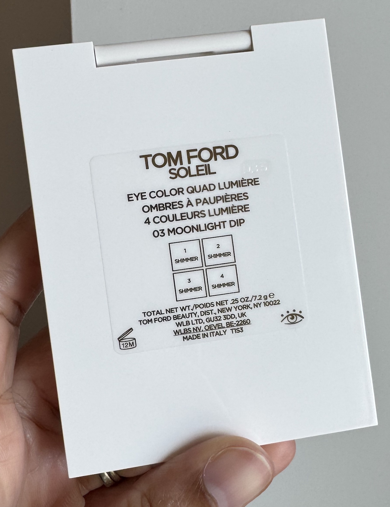Tom Ford Soleil Eye Color Quad 03 Moonlight Dip 2026 Reformulation Review